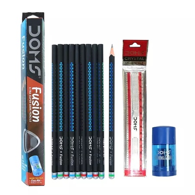Doms Fusion Extra Dark Pencil for Superior Writing ( Pack Of 10 )